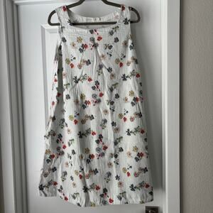 Mes Soeurs Et Moi Boho Cottagecore Cotton Floral Dress Size XL/XXL